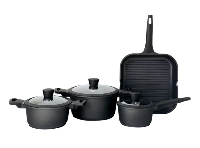 Batería de Cocina Aluminio Antiadherente 7 Piezas-0