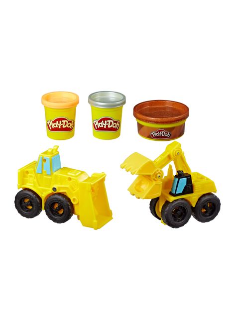 Juego de Creación Excavadora y Cargadora PlayDoh-0