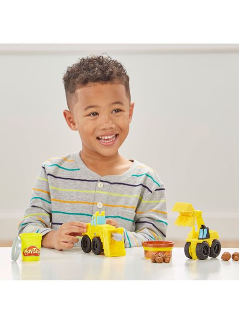 Juego de Creación Excavadora y Cargadora PlayDoh-2