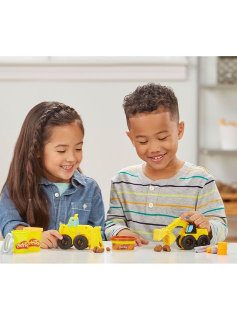 Juego de Creación Excavadora y Cargadora PlayDoh-3