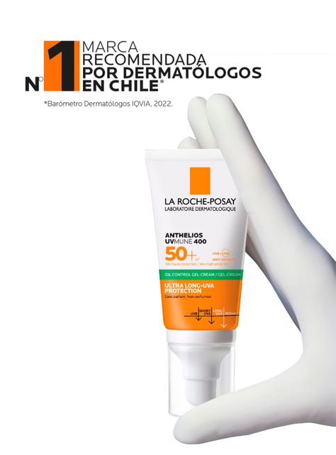 Protector Solar Rostro Anthelios UV Mune 400 Oil Control Gel Crema FPS50+ 50 ml-2