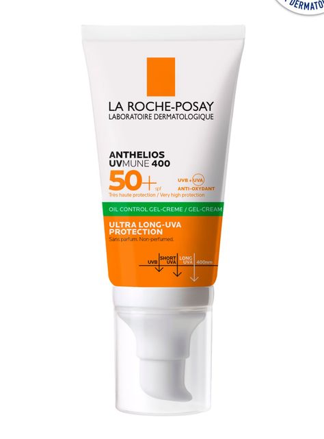 Protector Solar Rostro Anthelios UV Mune 400 Oil Control Gel Crema FPS50+ 50 ml-0