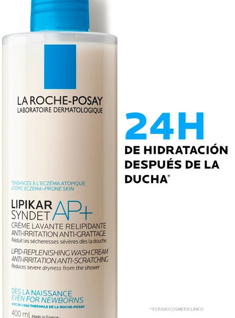 Limpiador Corporal Lipikar Syndet AP+ 400 ml-3