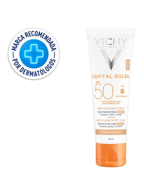 Bloqueador Vichy Solar Ideal Soleil Anti-Manchas FPS 50-1