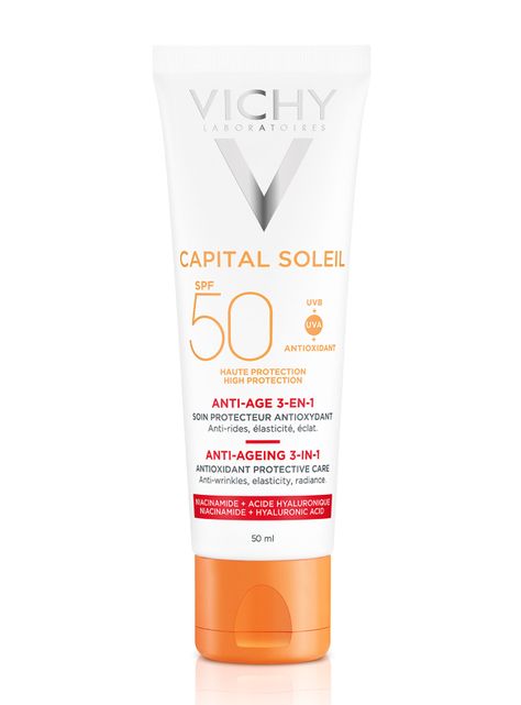 Protector Solar Ideal Soleil Vichy Anti-Edad FPS 50+ Vichy-0