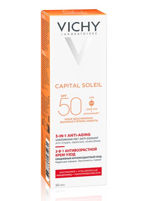 Protector Solar Ideal Soleil Vichy Anti-Edad FPS 50+ Vichy-1