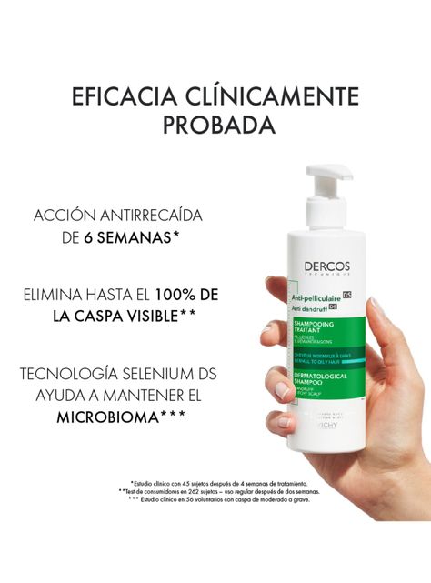 Shampoo Vichy Anti-Caspa Cabellos Grasos 390 ml Vichy-4