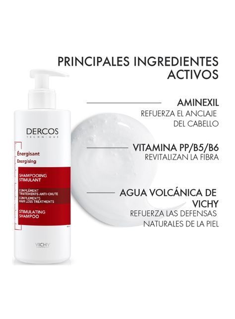 Shampoo Vichy Dercos Estimulante Anti Caída 400 ml-2