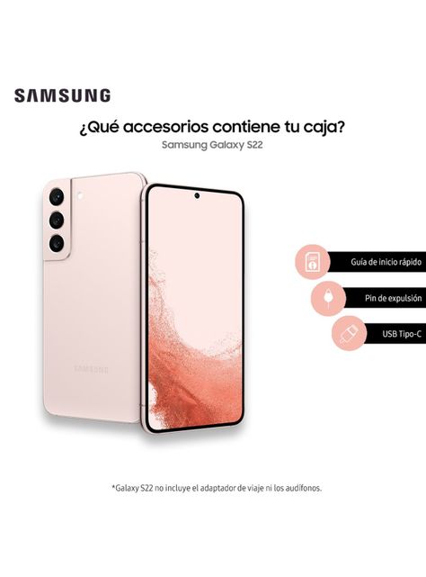 Smartphone Galaxy S22 5G 128GB Pink Gold-3