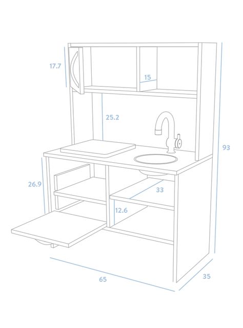 Cocina Kids 93x65x35 cm-2