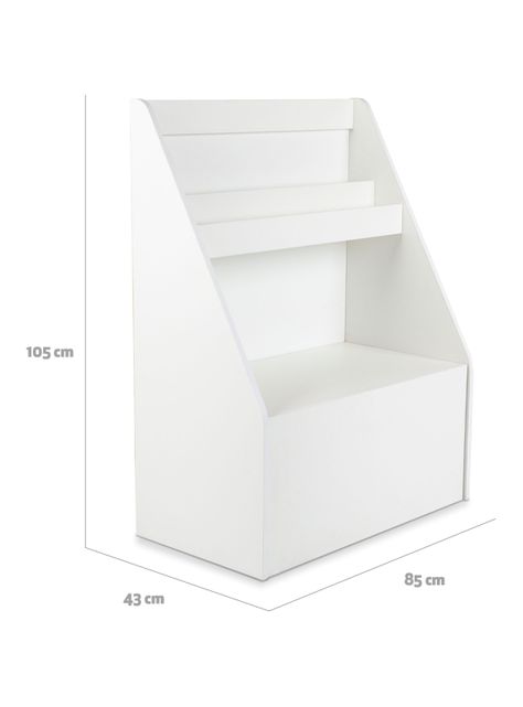 Estante Librero Kids Blanco-1
