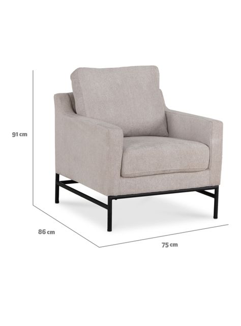 Poltrona Cilla Beige-1