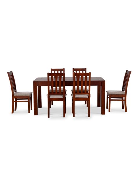 Juego Comedor Ñuble 6 Sillas Caramelo Beige-1