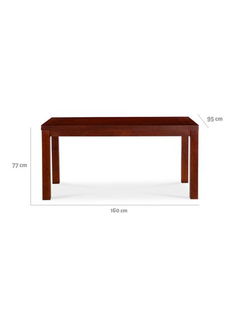 Juego Comedor Ñuble + 6 Sillas Caramelo Chocolate-2