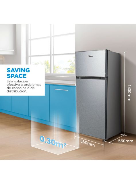 Refrigerador Top Mount Frío Directo 207 Litros MDRT294FGE50-5