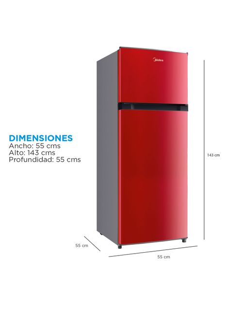 Refrigerador Top Mount Frío Directo 207 Litros MDRT294FGE13-1