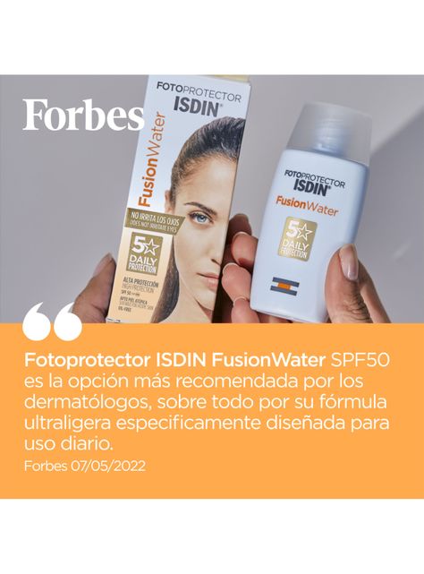 Pack Isdin Gel Crema Spf 50 250 ml + Fusión Water Spf50 10 ml-3