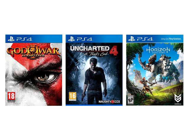 Consola PS4 500 GB + Control + 3 Juegos + PS Plus-1