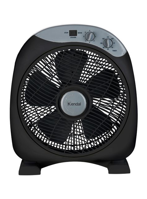 Ventilador Piso Negro 12 Pulgadas-0