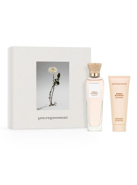 Set Perfume Rosas Blancas EDT Mujer 120 ml + Body Lotion 75ml-1