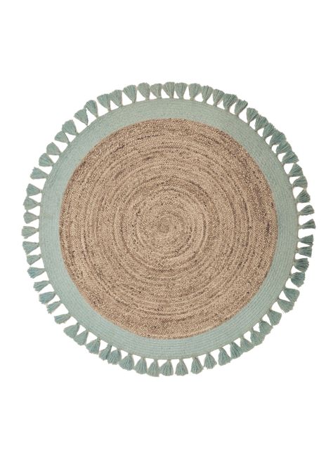 Alfombra Malibu Yute 150 cm Gris-0