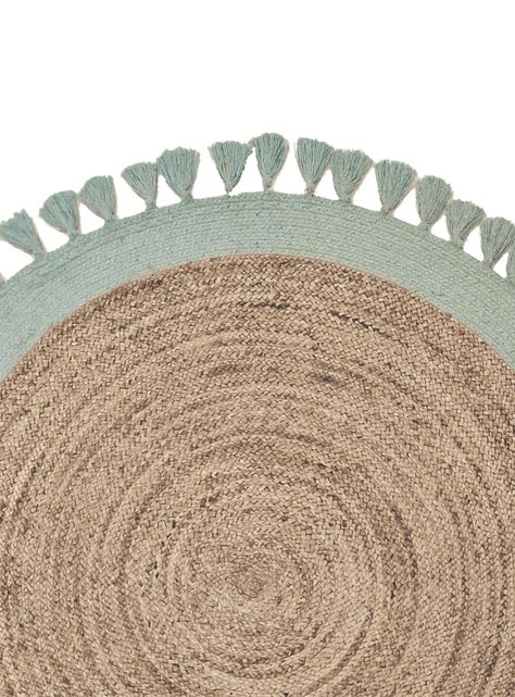 Alfombra Malibu Yute 150 cm Gris-1