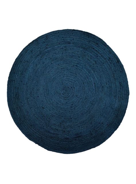 Alfombra Malibu Yute 150 cm Azul-0