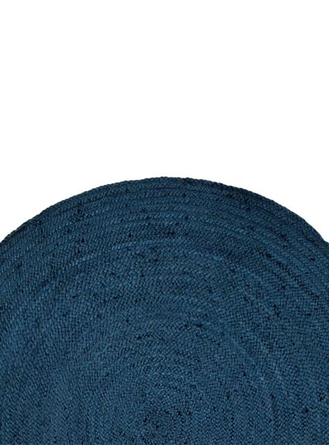 Alfombra Malibu Yute 150 cm Azul-1