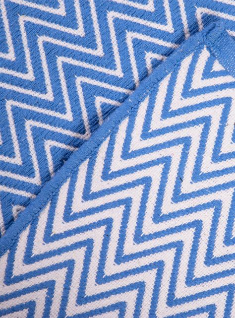 Bajada Cama Cotton Design 60x90 cm Azul-2