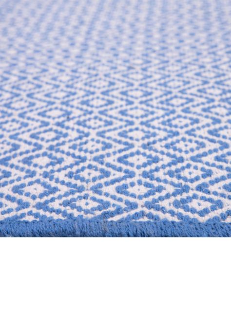 Alfombra Cotton Design Azul 120x170 cm-1