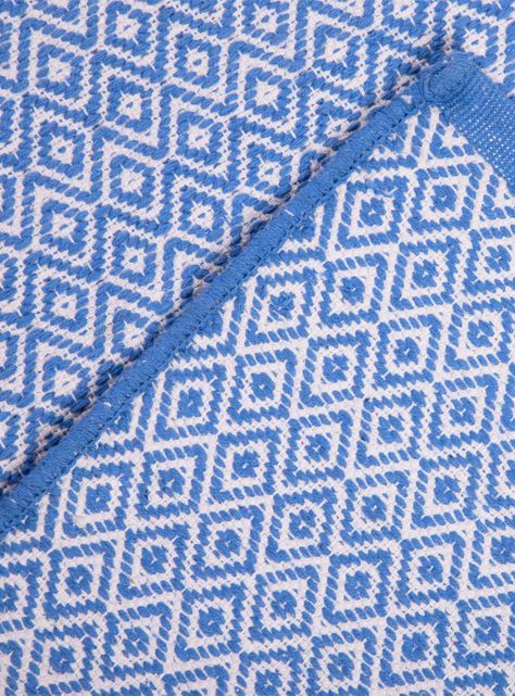 Alfombra Cotton Design Azul 120x170 cm-2