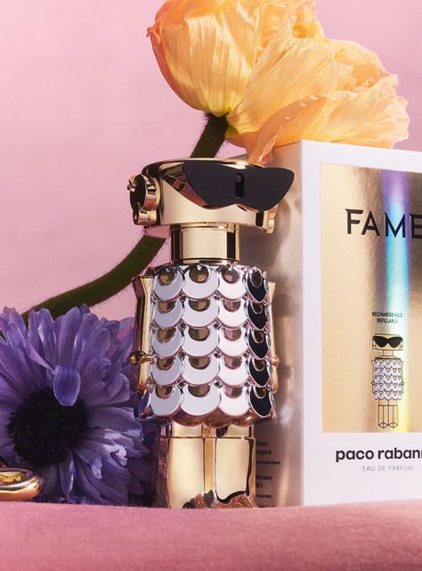 Set Perfume Paco Rabanne Fame EDP Mujer 80 ml + Body Lotion 100 ml + Megaspritzer 10 ml-3