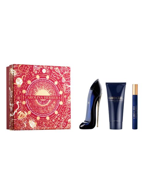 Set Perfume Carolina Herrera Good Girl EDP Mujer 80 ml + Body Lotion 100 ml + Megaspritzer-1