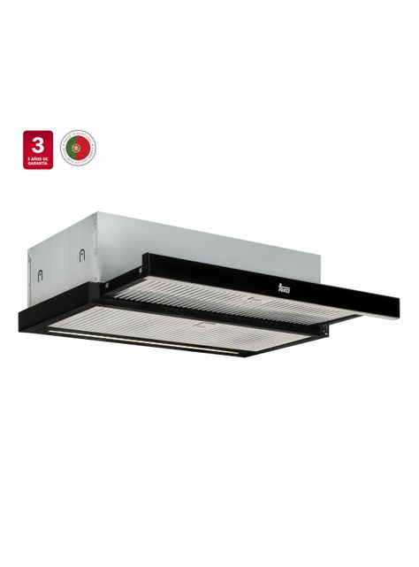 Campana Frente Extraíble Teka 1 Motor CNL Plus Negra 60 cm-2