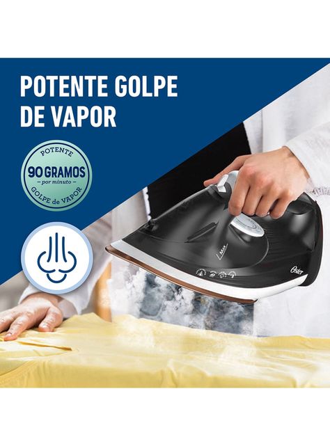 Plancha de Vapor con Suela Grande de Cerámica P2501-2
