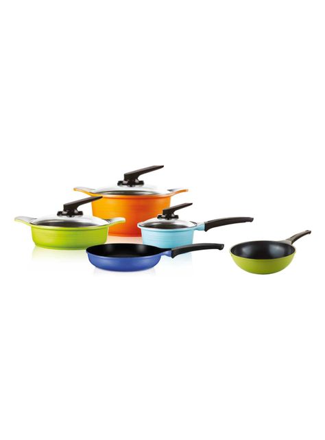 Set Batería Cocina 7 Pizas + Wok-0