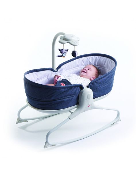 Silla Nido 3 en 1 Tiny Rocker Denim-2