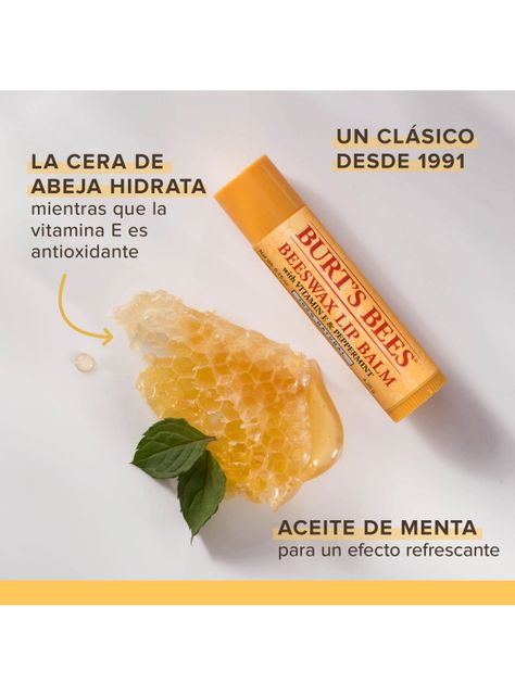 Bálsamo Burt's Bees Labial Cera de Abejas Blister-1