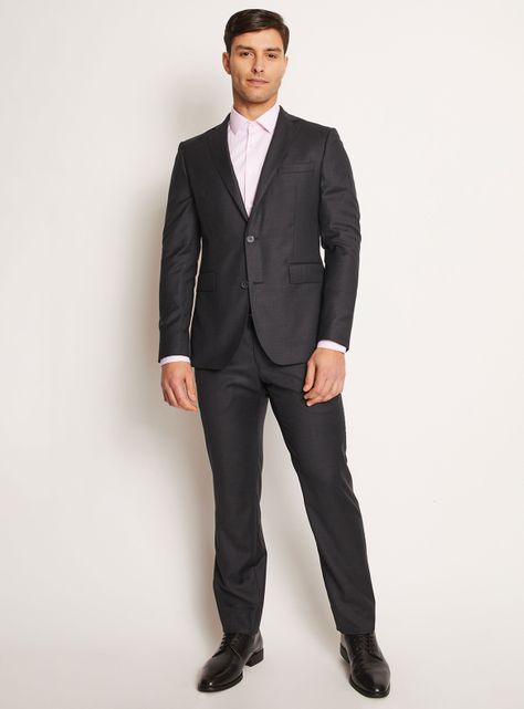 Traje Willow Confeccionado en Lana Slim-0