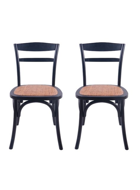 Par de Sillas de Comedor Magnus Ratán-1