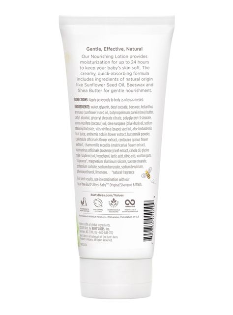 Loción Burt's Bees Nutritiva para Bebés 170 g-1