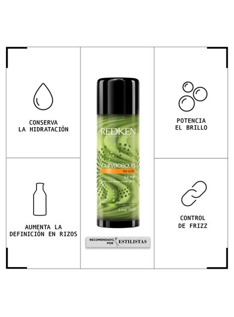 Crema para Peinar Cabello Rizado Full Swirl Curvaceous 150ml-1
