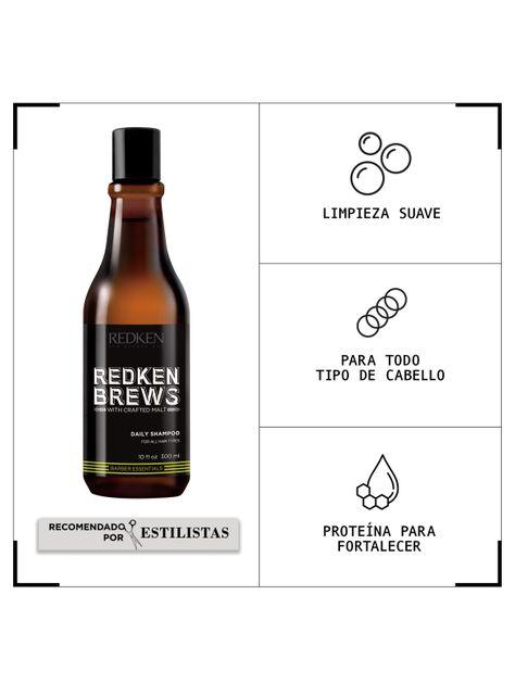 Shampoo Daily Redken Brews 300ml-1