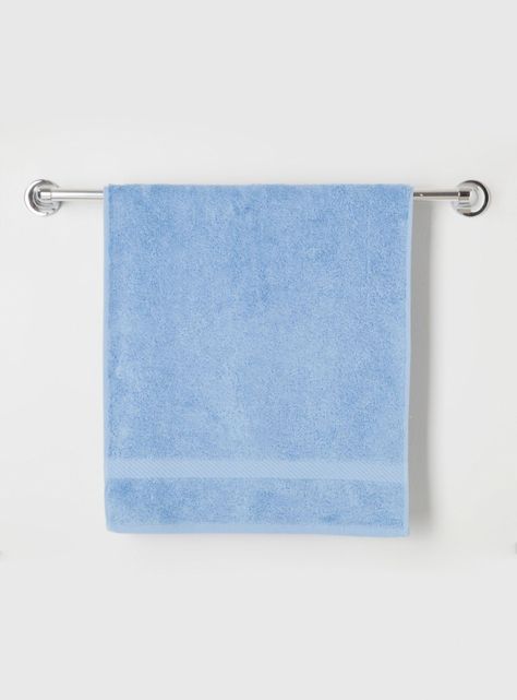 Toalla Lourdes de Mano 45 x 90 cm Celeste 700 gr.-0