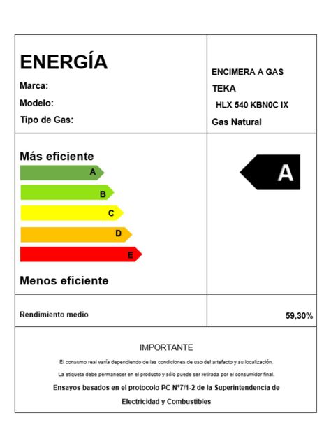 Encimera a Gas Natural 4 Platos HLX540 KBN0C IX-5
