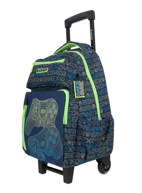 Pack Mochila con Ruedas Niño New Run Azul-1