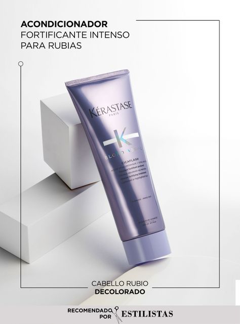 Acondicionador Reparación Profunda Cabello Rubio O Decolorado Cicaflash Blond Absolu 250ml-1