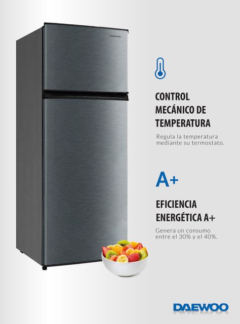 Refrigerador Top Mount Frío Directo 207 Litros DRVTB210DFNNNCL-3