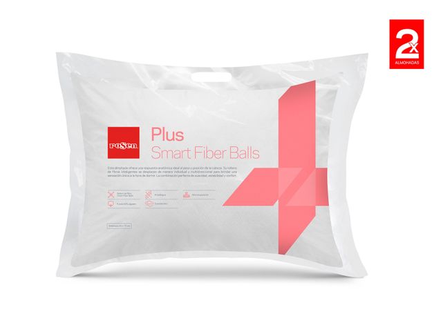 Pack Rosen 2 Almohadas Soft Plus 50x70 cm-0