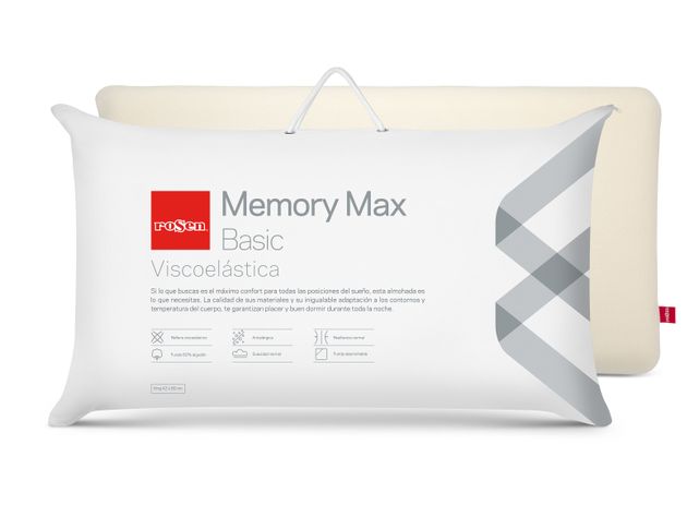 Pack 2 Almohadas King Viscoelástica Memory Max 42x80 cm-1
